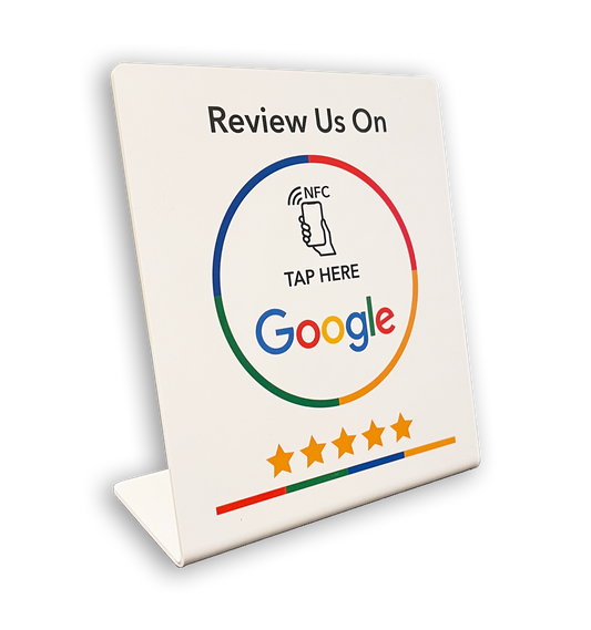 Google Review Stand