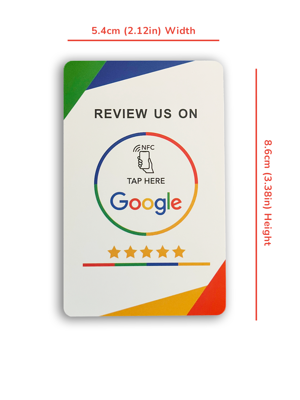 Google Review Wallet Cards